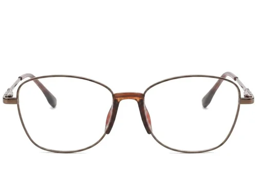 Lunettes papillon en métal marron #BS2012-0964