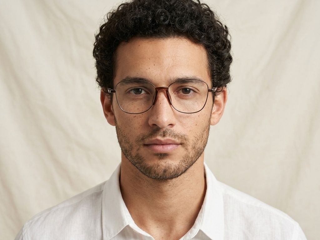 Butterfly Brown Metal Glasses #BS2012-0964