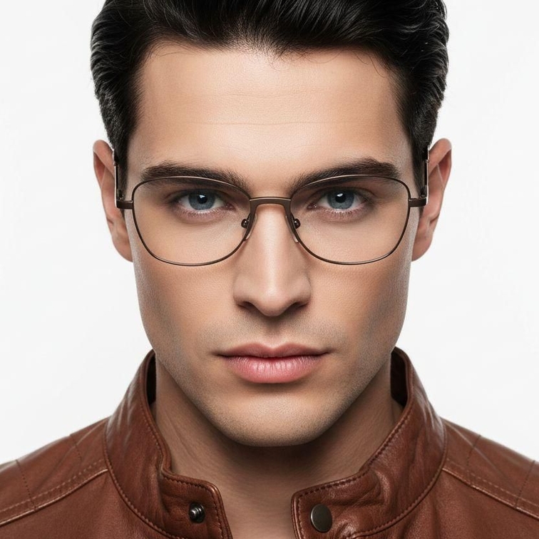 Butterfly Brown Metal Glasses #BS2012-0964