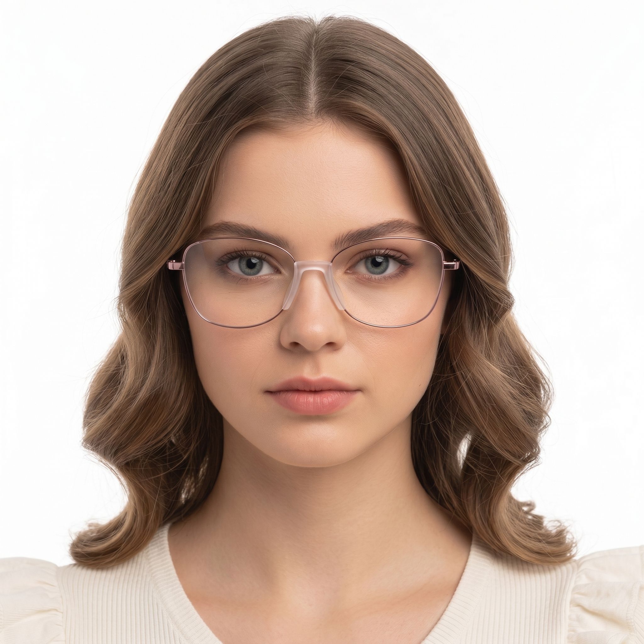 Gafas de metal rosa mariposa #BS2012-0965
