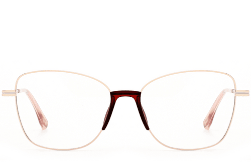 Lunettes papillon en métal doré #BS2012-0966