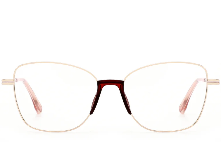 Lunettes papillon en métal doré #BS2012-0966