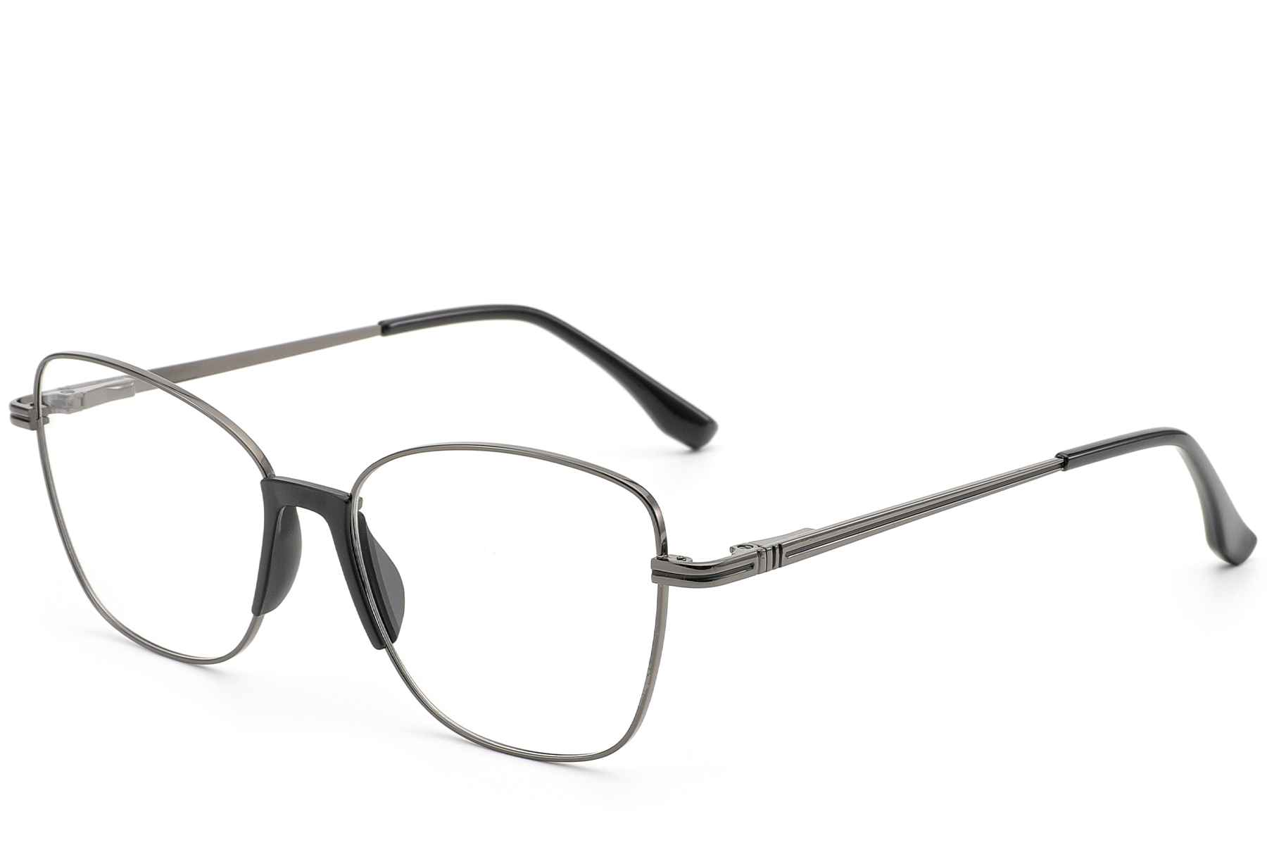 Butterfly Gray Metal Glasses #BS2012-0967