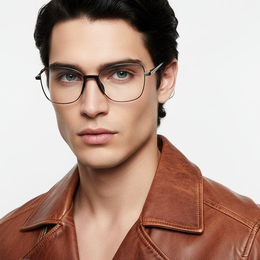 Gafas de metal gris mariposa #BS2012-0967