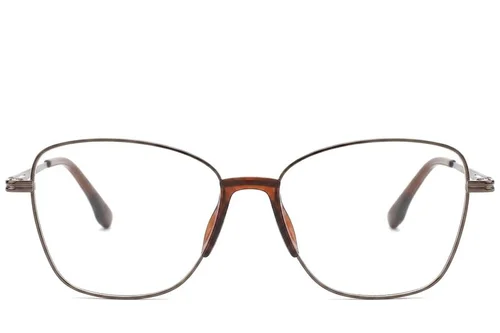 Lunettes papillon en métal marron #BS2012-0970
