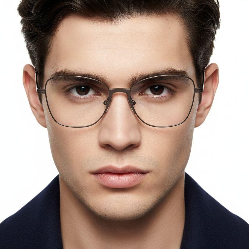 Butterfly Brown Metal Glasses #BS2012-0970