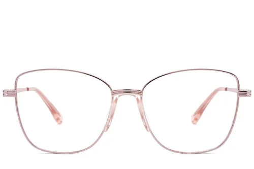 Lunettes papillon roses en métal #BS2012-0971