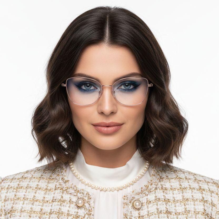 Butterfly Pink Metal Glasses #BS2012-0971