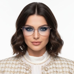Butterfly Pink Metal Glasses #BS2012-0971