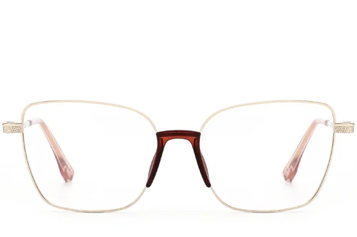 Lunettes papillon en métal doré #BS2012-0972