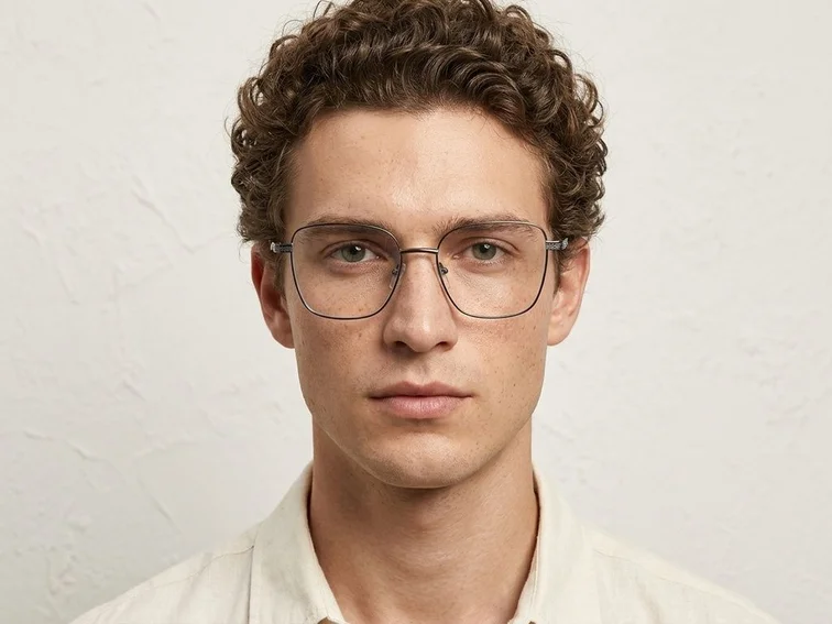 Gafas de metal gris mariposa #BS2012-0973