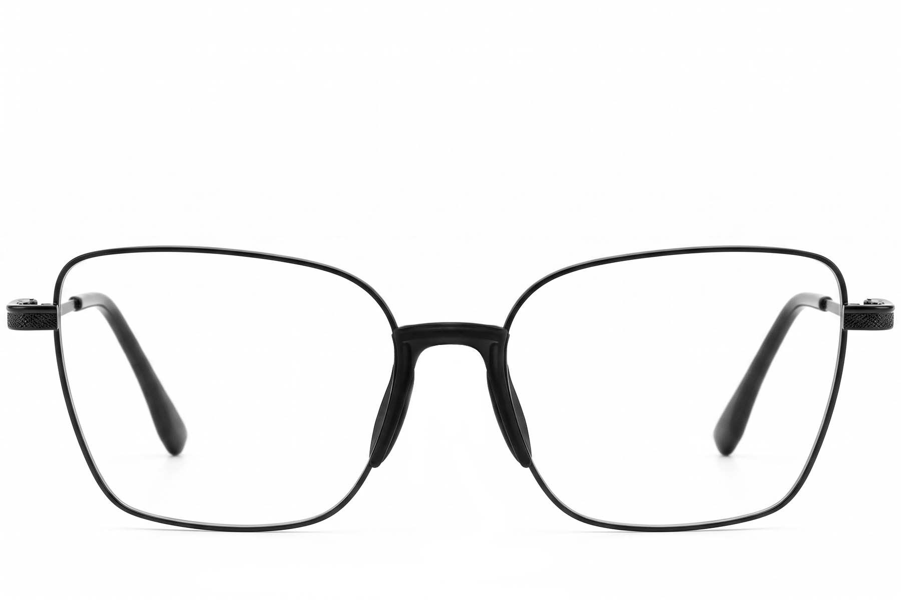Lunettes papillon en métal noir #BS2012-0974