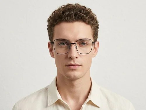 Lunettes papillon en métal noir #BS2012-0974