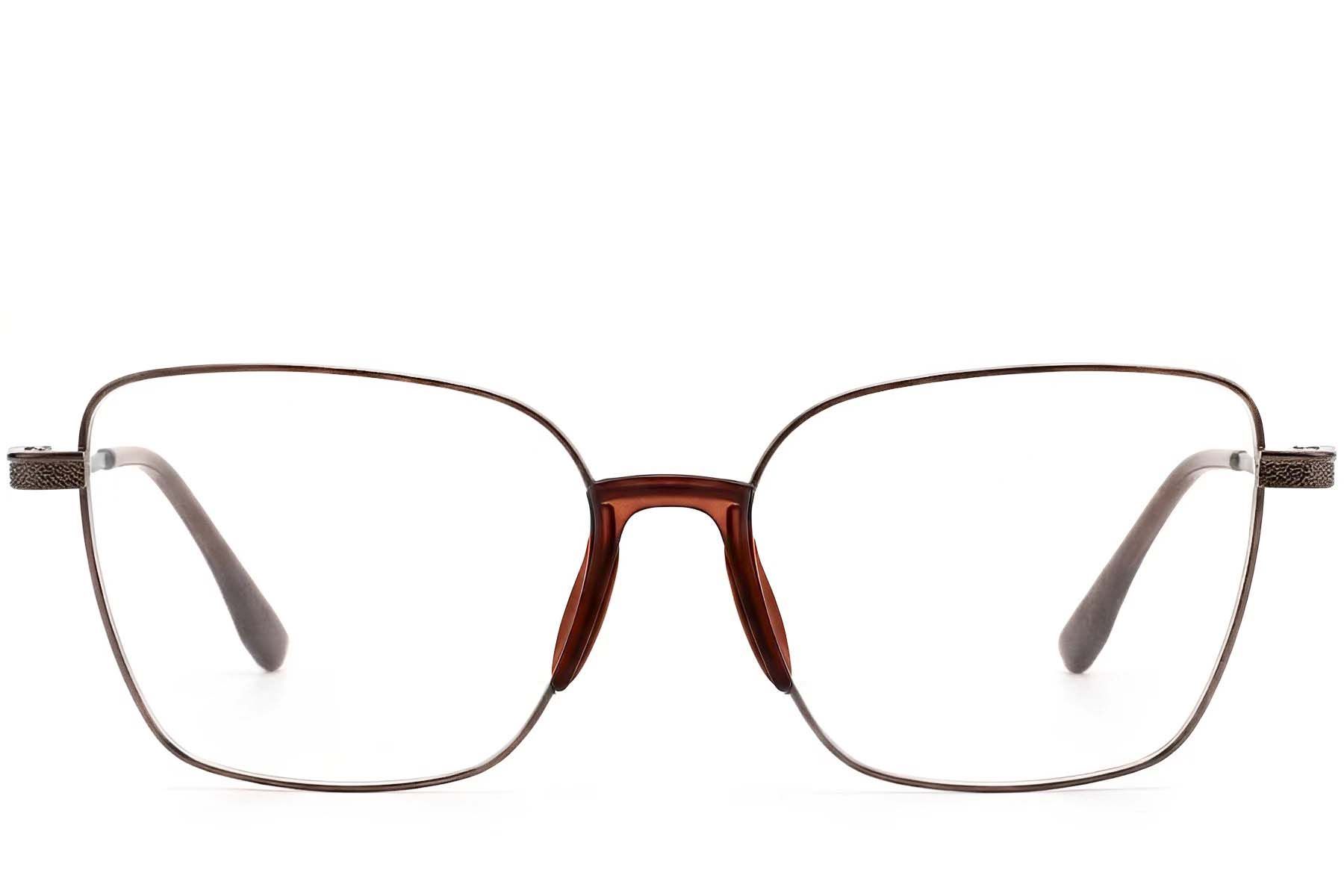 Butterfly Brown Metal Glasses #BS2012-0976