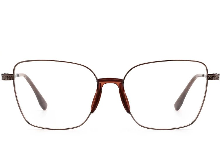Butterfly Brown Metal Glasses #BS2012-0976
