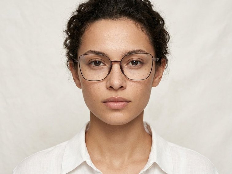 Butterfly Brown Metal Glasses #BS2012-0976
