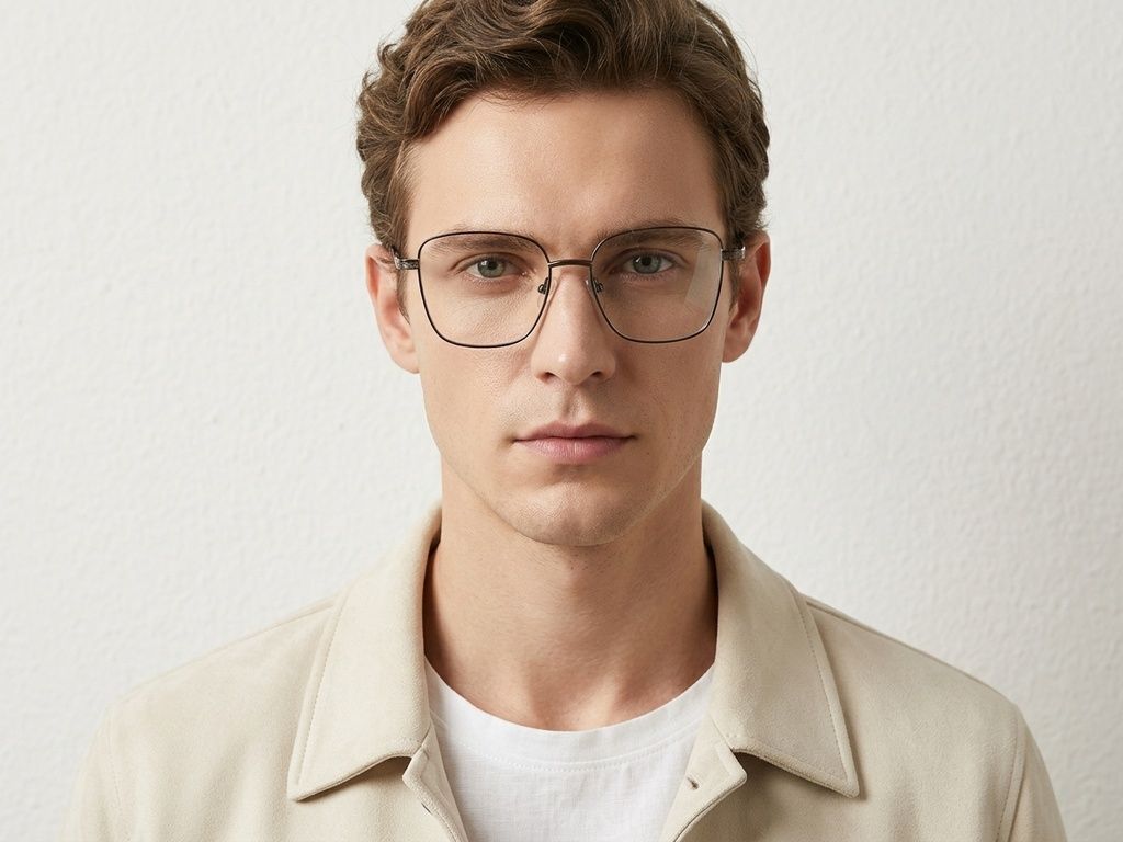 Lunettes papillon en métal marron #BS2012-0976