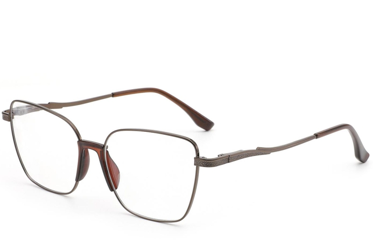 Butterfly Brown Metal Glasses #BS2012-0976