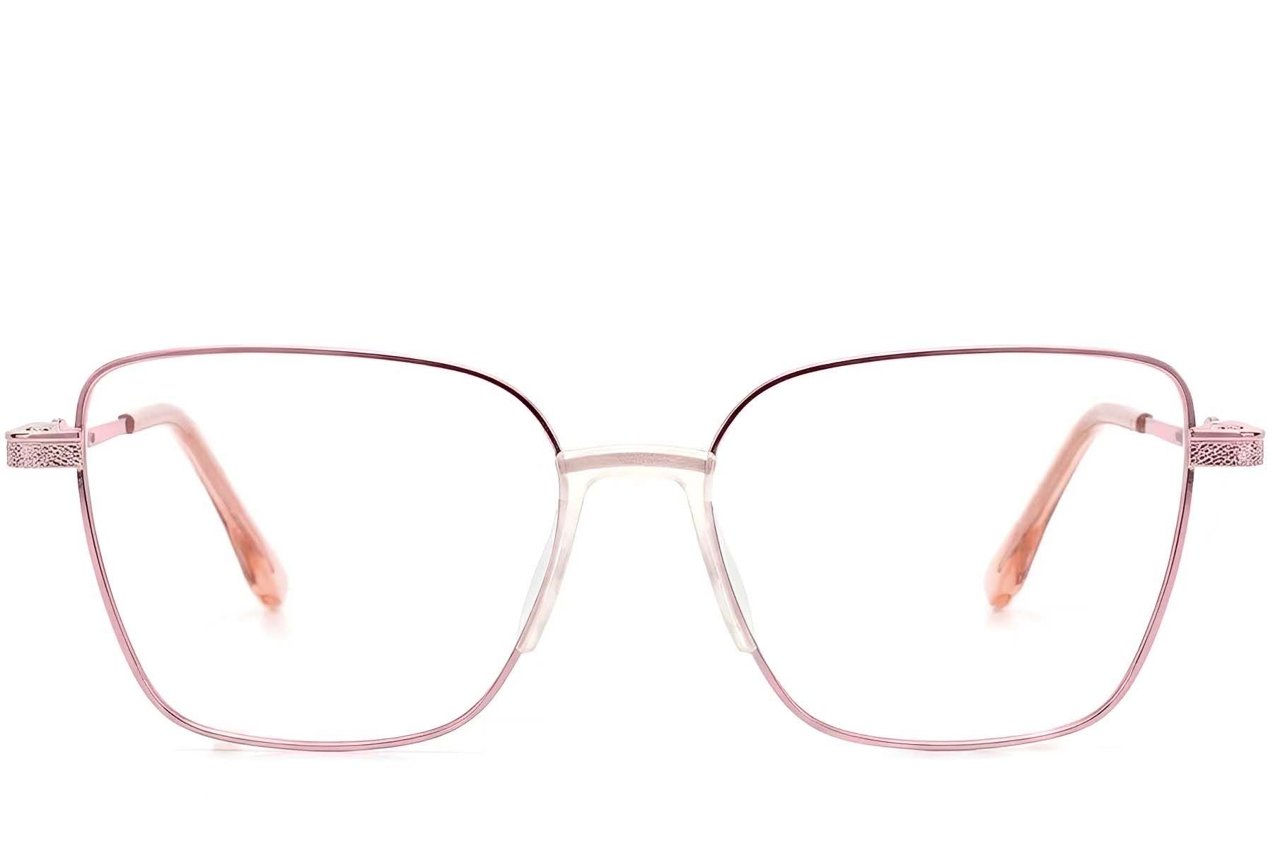 Gafas de metal rosa mariposa #BS2012-0977