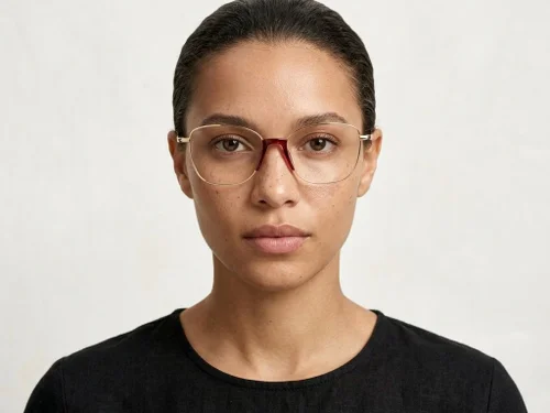 Lunettes papillon en métal doré #BS2012-0978