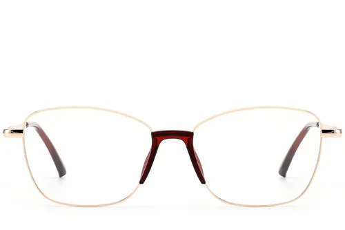 Lunettes papillon en métal doré #BS2012-0978