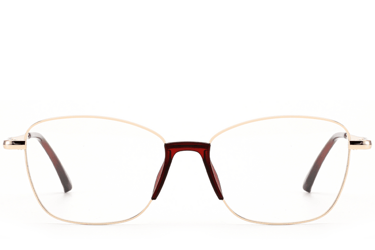 Lunettes papillon en métal doré #BS2012-0978