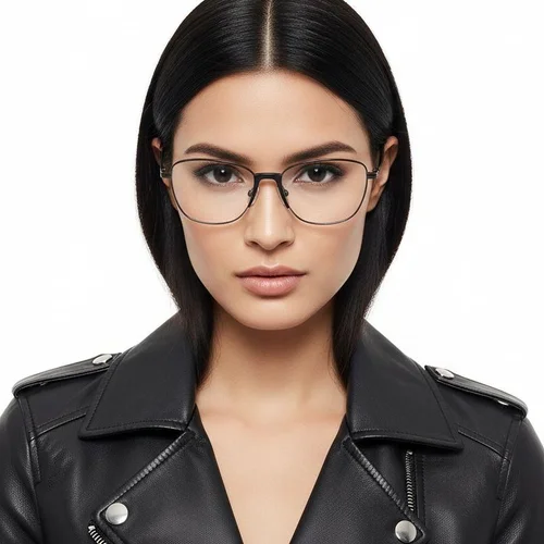 Lunettes papillon en métal gris #BS2012-0979