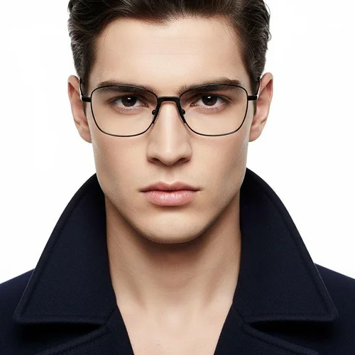 Lunettes papillon en métal noir #BS2012-0980