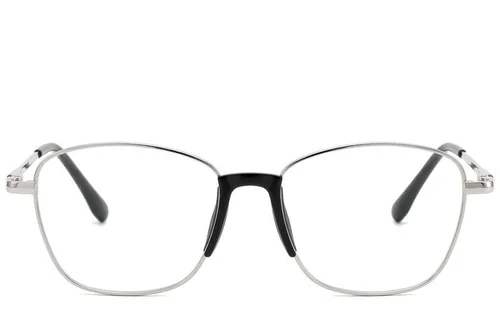 Lunettes papillon en métal argenté #BS2012-0981