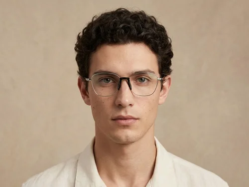 Lunettes papillon en métal argenté #BS2012-0981