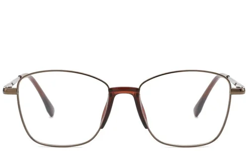 Lunettes papillon en métal marron #BS2012-0982