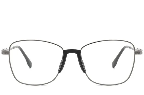 Lunettes papillon en métal gris #BS2012-0985