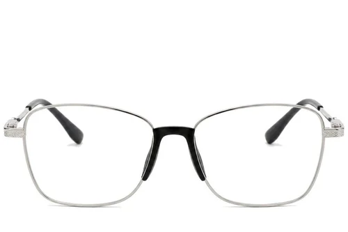 Lunettes papillon en métal argenté #BS2012-0987