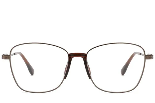 Lunettes papillon en métal marron #BS2012-0988