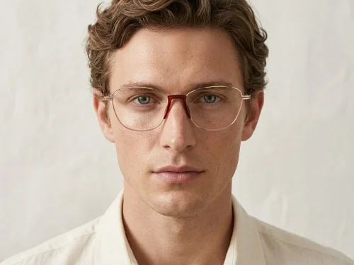 Lunettes papillon en métal doré #BS2012-0990