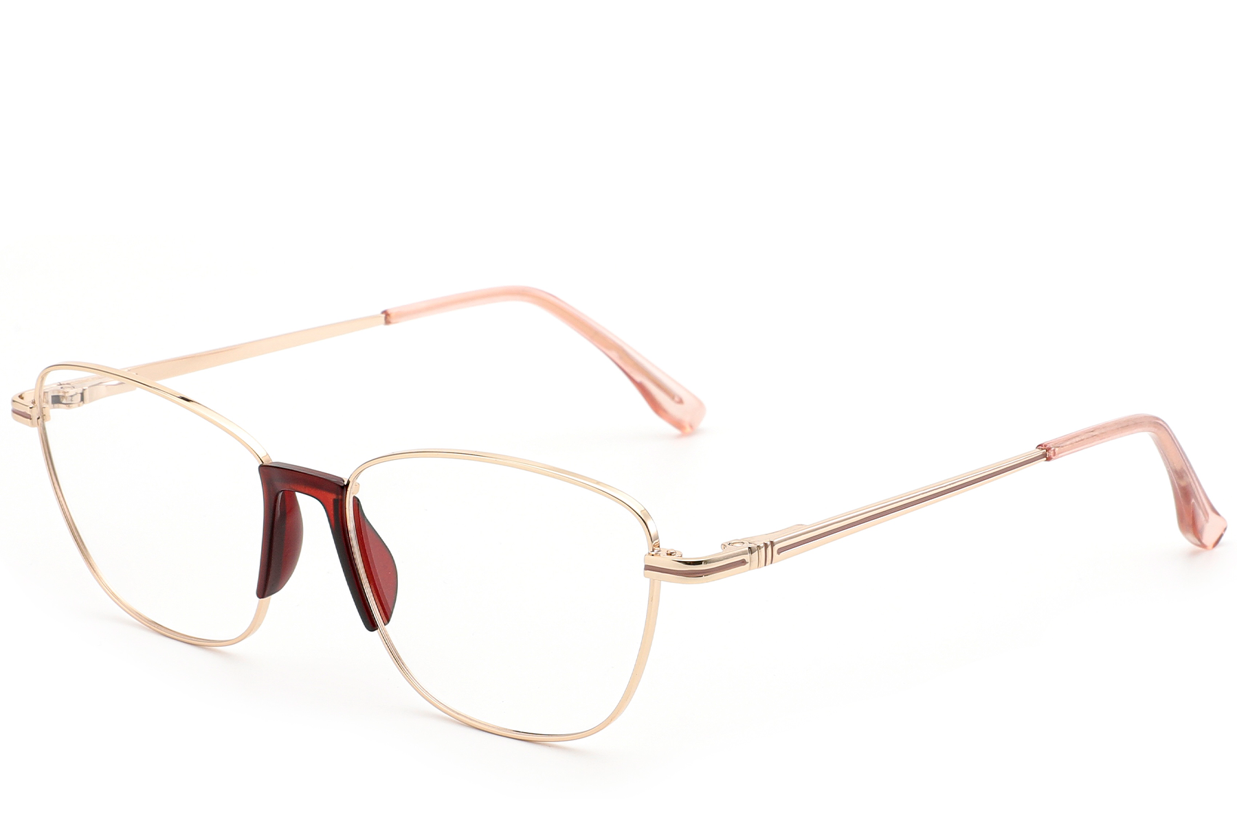 Lunettes papillon en métal doré #BS2012-0990