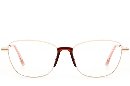 Lunettes papillon en métal doré #BS2012-0990