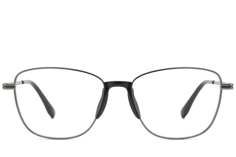 Lunettes papillon en métal gris #BS2012-0991