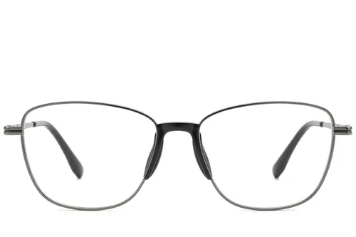 Lunettes papillon en métal gris #BS2012-0991