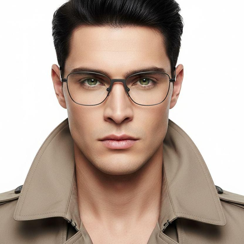 Butterfly Gray Metal Glasses #BS2012-0991