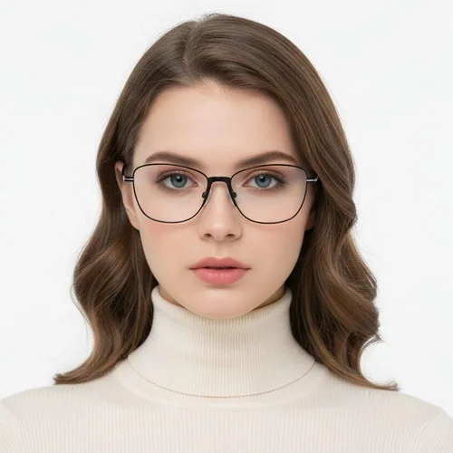 Lunettes papillon en métal noir #BS2012-0992