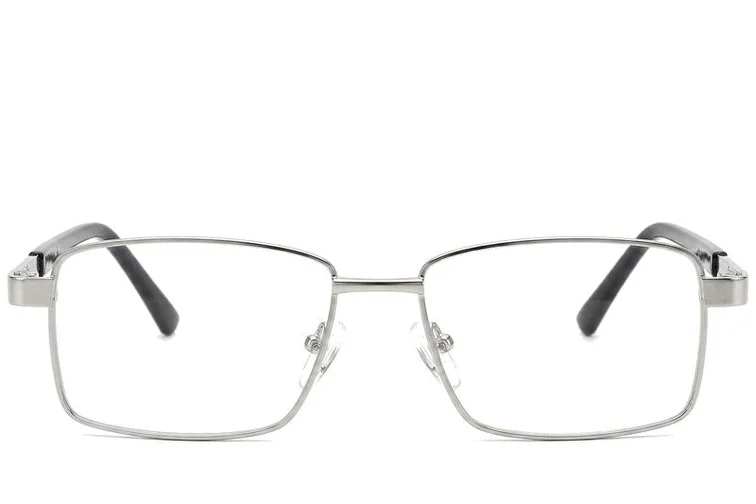 Rectangular Silver Metal Glasses #BS2012-1003