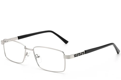 Rectangular Silver Metal Glasses #BS2012-1003