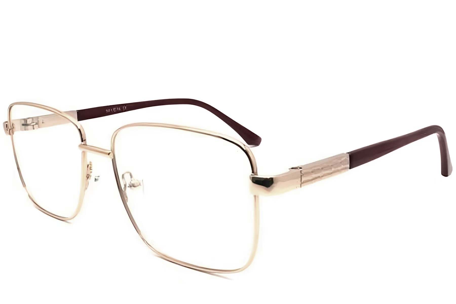 Rectangular Golden Metal Glasses #BS2012-1022