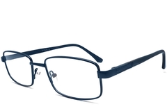 Gafas rectangulares de metal azul #BS2012-1036
