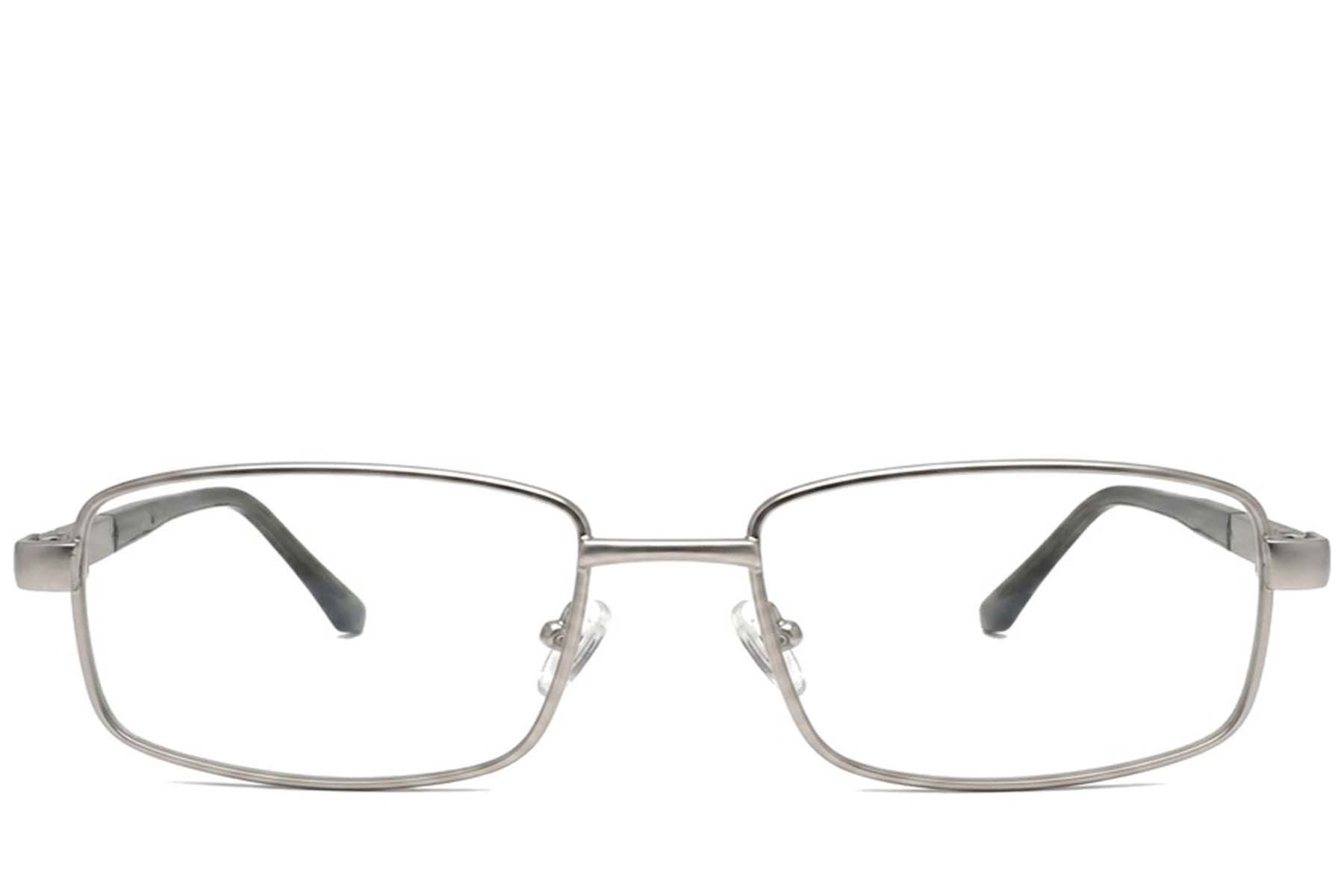 Rectangular Silver Metal Glasses #BS2012-1038
