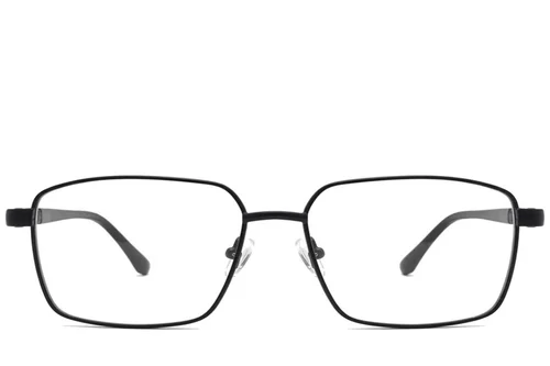 Lunettes rectangulaires en métal noir #BS2012-1040