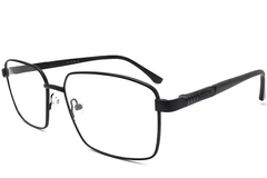 Gafas rectangulares de metal negro #BS2012-1040