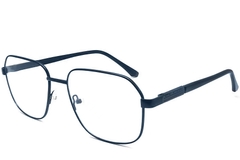 Gafas rectangulares de metal azul #BS2012-1051