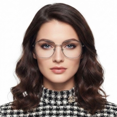 Gafas rectangulares de metal azul #BS2012-1051